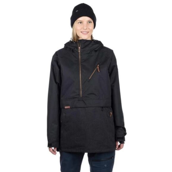 L1 Prowler Anorak Ladies Snow Jacket - M - Black - Picture 1 of 4